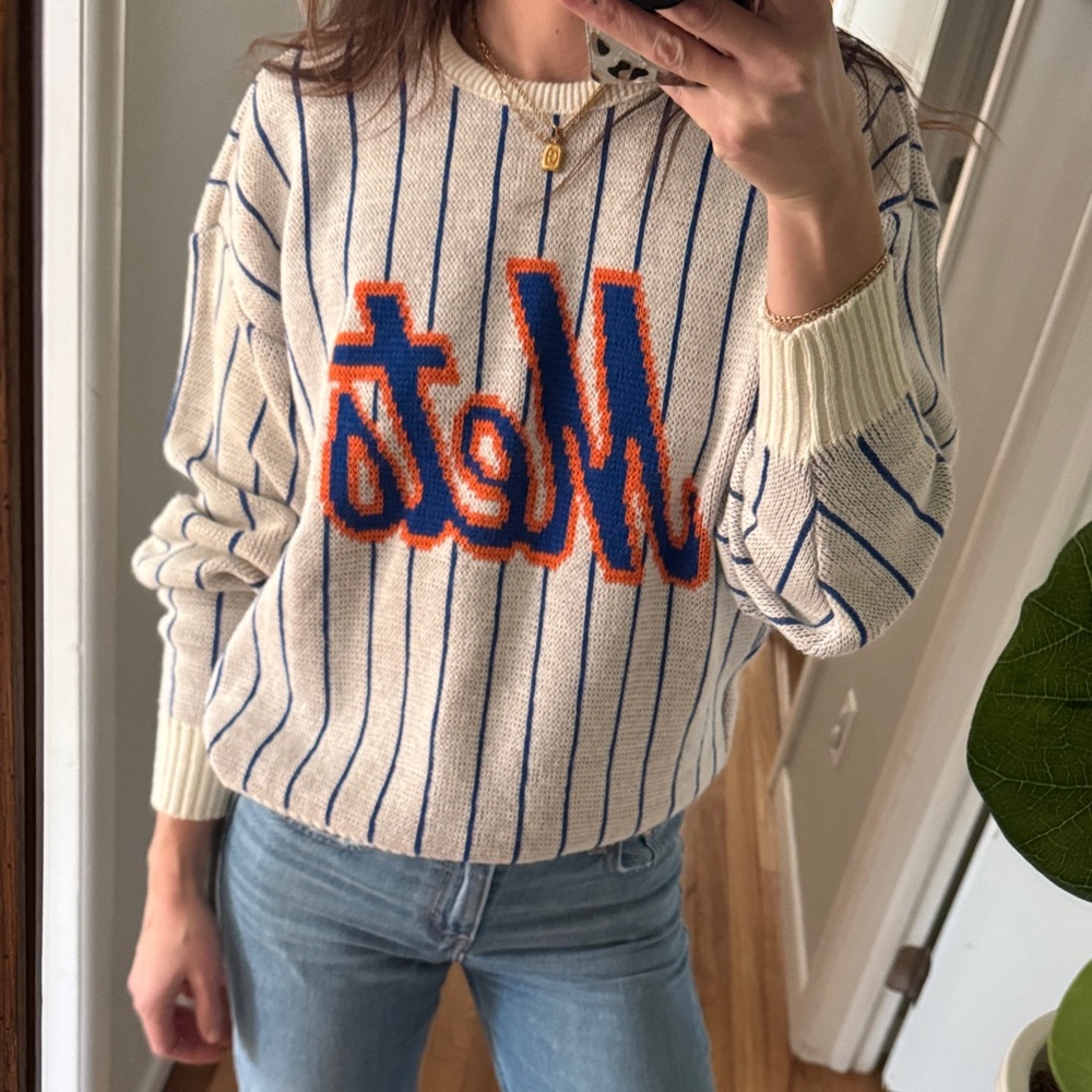 MLB New York Mets VINTAGE 80s Crewneck Sweater